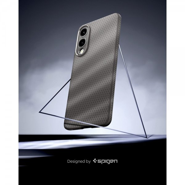 - Samsung Galaxy S25 Edge - Skal - Liquid Air - Marble Gray
