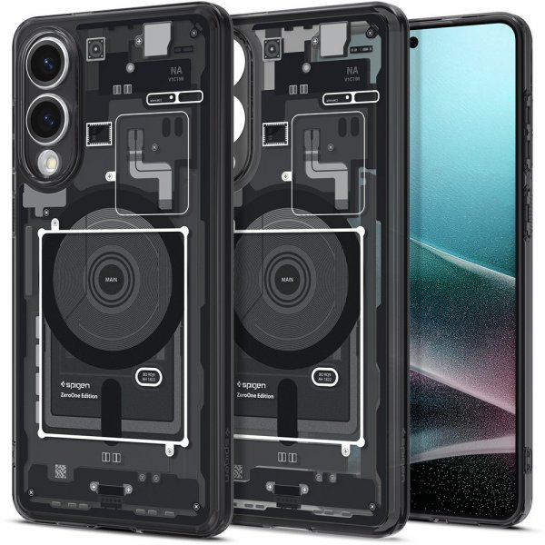 - Samsung Galaxy S25 Edge - Skal - Ultra Hybrid Zero One MagFit - Svart