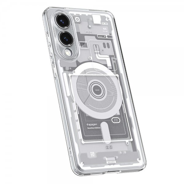 - Samsung Galaxy S25 Edge - Skal - Ultra Hybrid Zero One MagFit - Vit