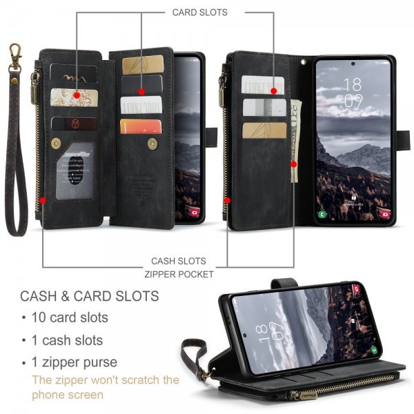 - Samsung Galaxy S24 Plus/S25 Plus - Fodral - C30 Series - Svart
