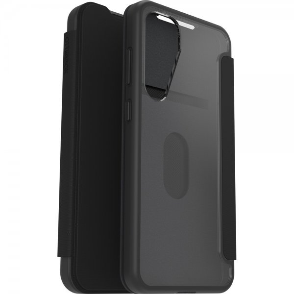 - Samsung Galaxy S25 Plus - Fodral - React Folio - Black Crystal