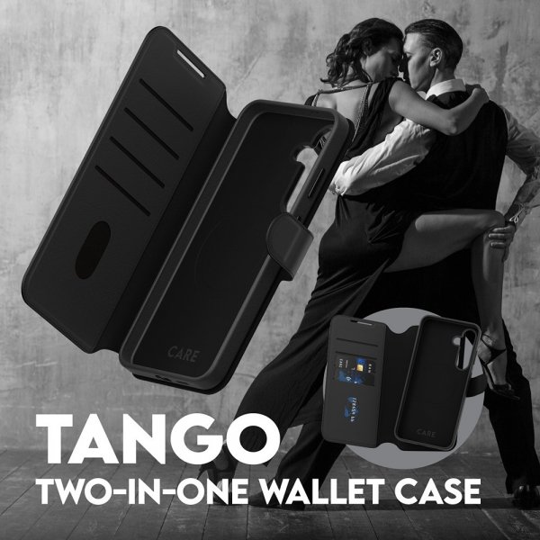 - Samsung Galaxy S25 Plus - Fodral - Tango Two-in-One Wallet MagSafe - Svart