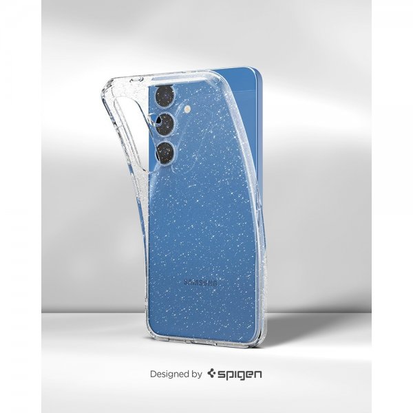 - Samsung Galaxy S25 Plus - Skal - Liquid Crystal Glitter - Crystal Quartz