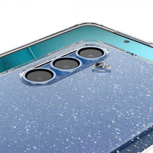 - Samsung Galaxy S25 Plus - Skal - Liquid Crystal Glitter - Crystal Quartz