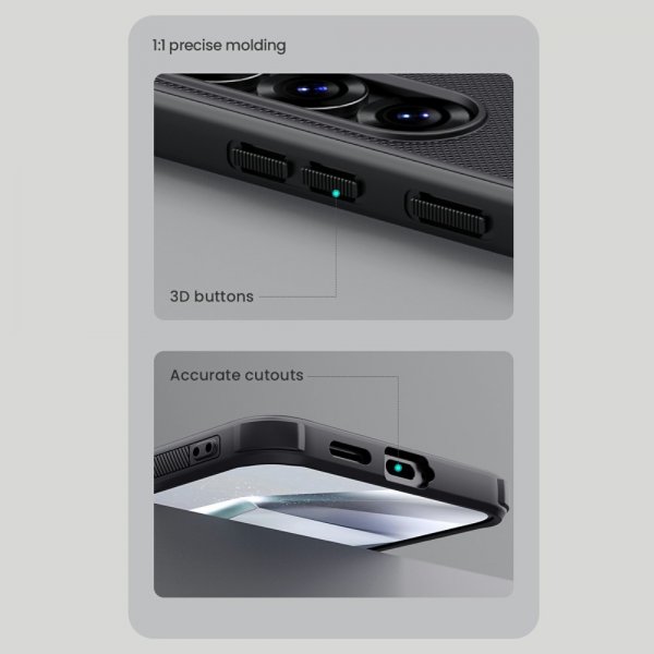 - Samsung Galaxy S25 Plus - Skal - Super Frosted Shield Pro MagSafe - Svart