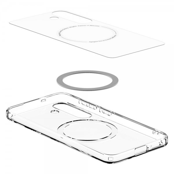 - Samsung Galaxy S25 - Skal - Ultra Hybrid MagFit - Clear White