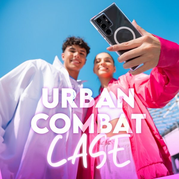 - Samsung Galaxy S25 - Skal - Urban Combat MagSafe - Vit