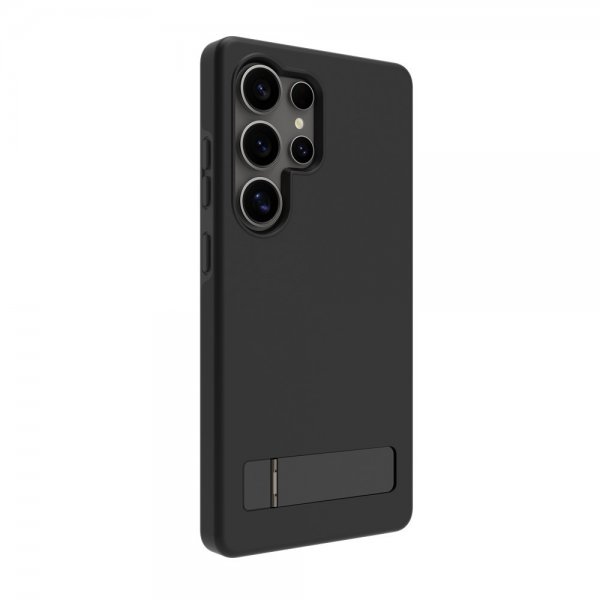 - Samsung Galaxy S25 Ultra - Skal - Iceland Pro Qi2 Kickstand - Svart