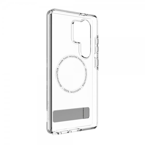 - Samsung Galaxy S25 Ultra - Skal - Iceland Pro Qi2 Kickstand - Transparent