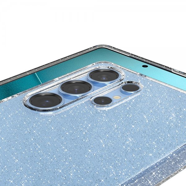 - Samsung Galaxy S25 Ultra - Skal - Liquid Crystal Glitter - Crystal Quartz