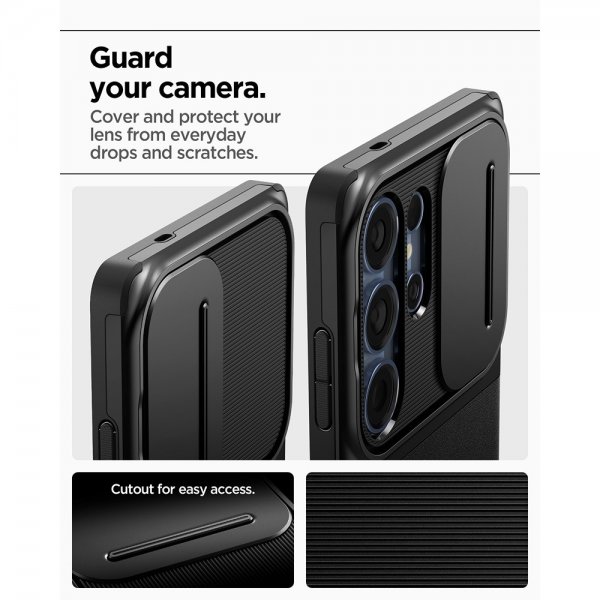 - Samsung Galaxy S25 Ultra - Skal - Optik Armor - Svart