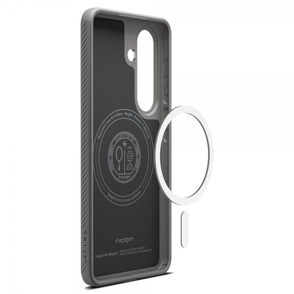 - Samsung Galaxy S26 Plus - Skal - Liquid Air MagFit - Marble Gray