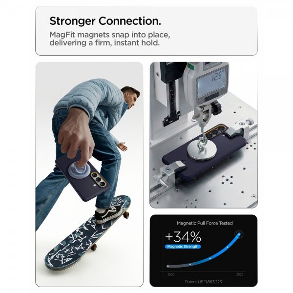 - Samsung Galaxy S26 - Skal - Nano Pop MagFit - Blueberry Navy