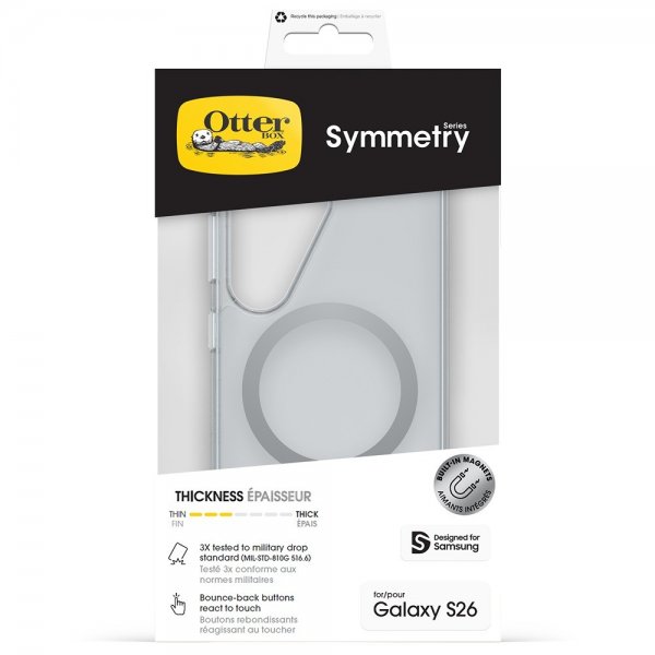 - Samsung Galaxy S26 - Skal - Symmetry Clear MagSafe - Transparent