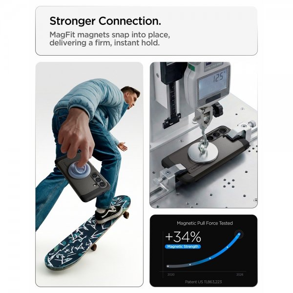 - Samsung Galaxy S26 - Skal - Tough Armor MagFit - Gunmetal