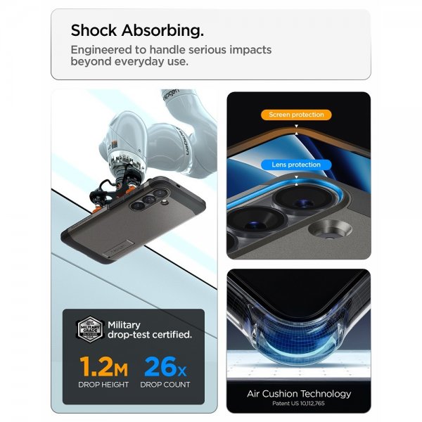 - Samsung Galaxy S26 - Skal - Tough Armor MagFit - Gunmetal