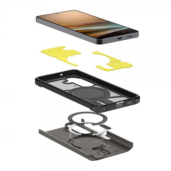 - Samsung Galaxy S26 - Skal - Tough Armor MagFit - Gunmetal