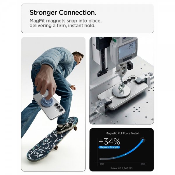 - Samsung Galaxy S26 - Skal - Ultra Hybrid MagFit - Clear White