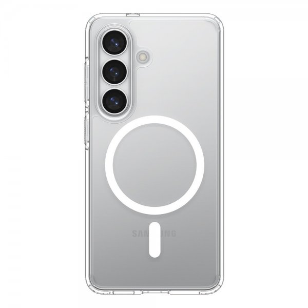 - Samsung Galaxy S26 - Skal - Ultra Hybrid MagFit - Clear White
