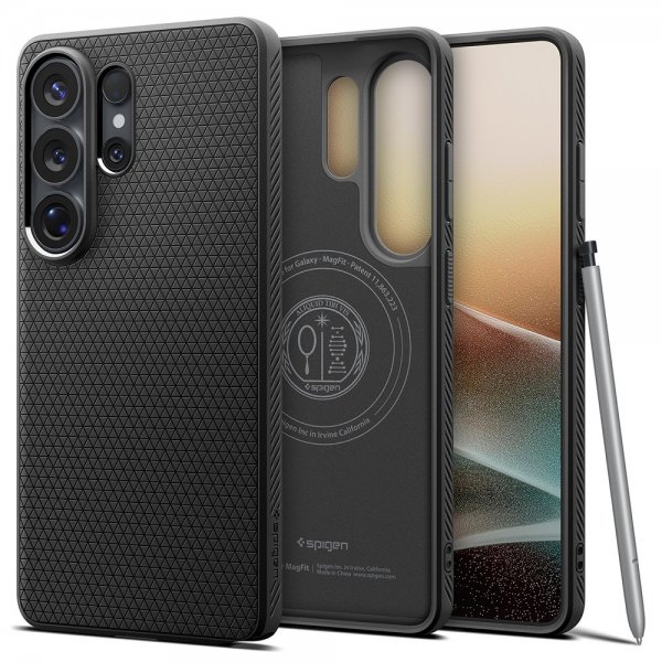 - Samsung Galaxy S26 Ultra - Skal - Liquid Air MagFit - Matte Black