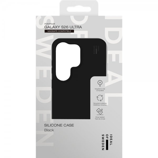 - Samsung Galaxy S26 Ultra - Skal - Silicone Case MagSafe - Svart
