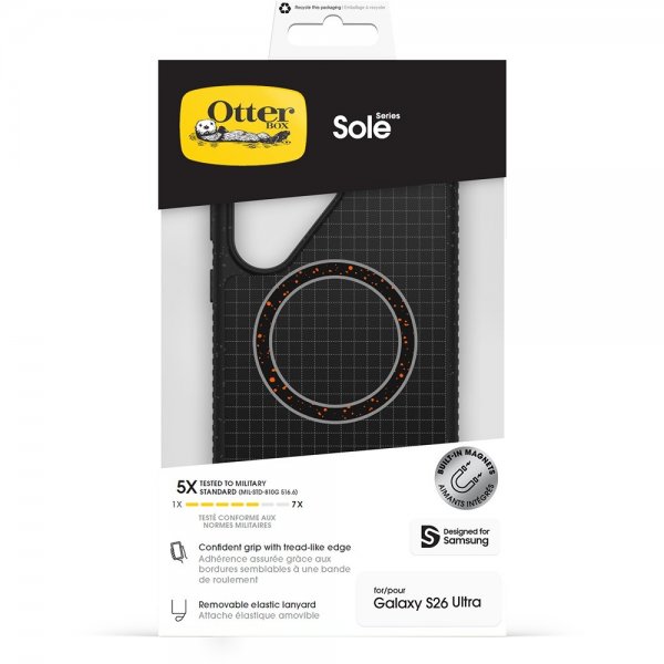 - Samsung Galaxy S26 Ultra - Skal - Sole MagSafe - Svart