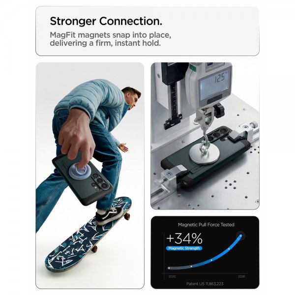 - Samsung Galaxy S26 Ultra - Skal - Tough Armor MagFit - Abyss Green