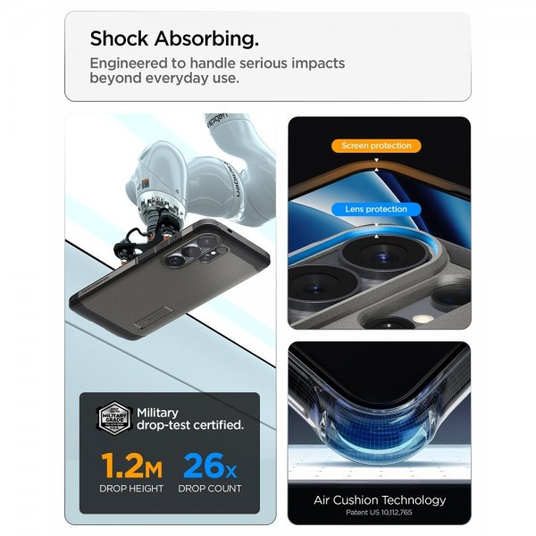 - Samsung Galaxy S26 Ultra - Skal - Tough Armor MagFit - Gunmetal