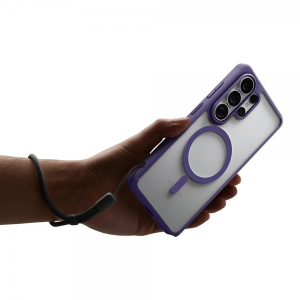 - Samsung Galaxy S26 Ultra - Skal - Ultra Hybrid MagFit - Deep Purple