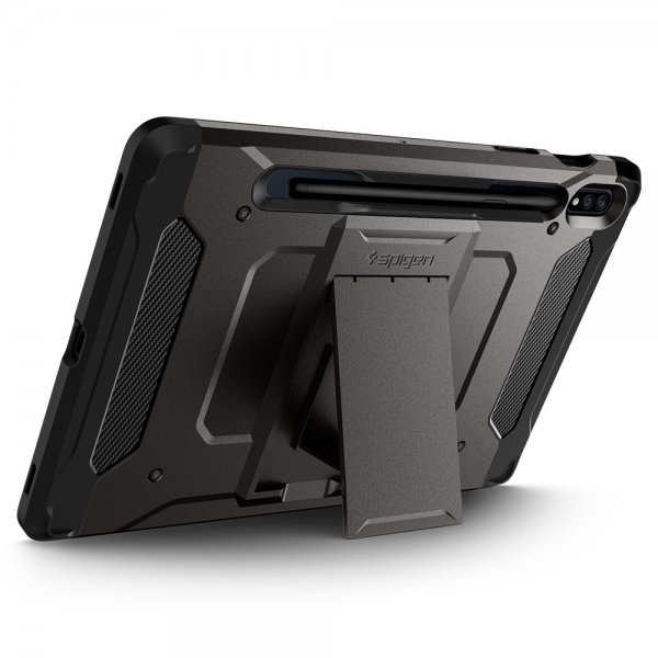 - Samsung Galaxy Tab S7/Galaxy Tab S8 - Skal - Tough Armor Pro - Gunmetal