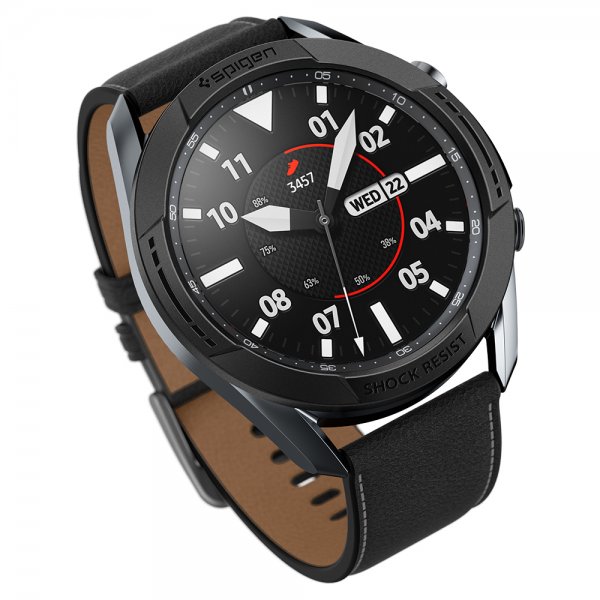 - Samsung Galaxy Watch3 45mm - Skal - Chrono Shield - Svart