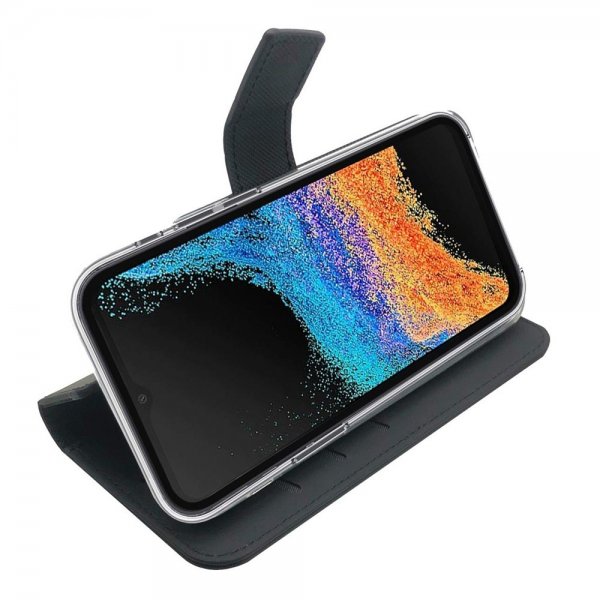 - Samsung Galaxy Xcover 6 Pro - Fodral - Wally Wallet Case - Svart