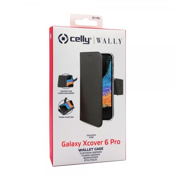 - Samsung Galaxy Xcover 6 Pro - Fodral - Wally Wallet Case - Svart