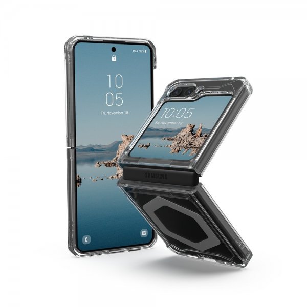 - Samsung Galaxy Z Flip 5 - Skal - Plyo Pro MagSafe - Ice/Silver