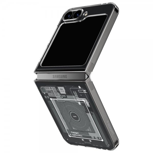 - Samsung Galaxy Z Flip 6/Galaxy Z Flip 7 FE - Skal - Air Skin - Zero One Svart