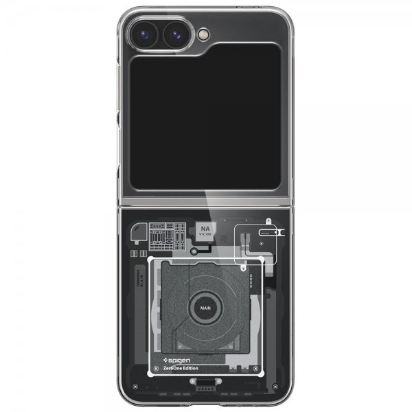 - Samsung Galaxy Z Flip 6/Galaxy Z Flip 7 FE - Skal - Air Skin - Zero One Svart