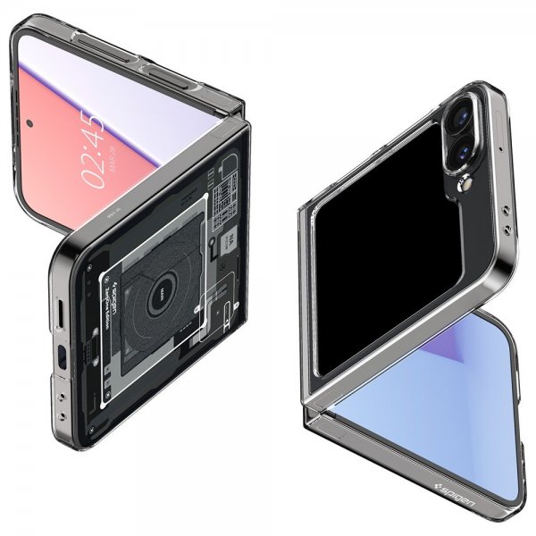 - Samsung Galaxy Z Flip 6/Galaxy Z Flip 7 FE - Skal - Air Skin - Zero One Svart