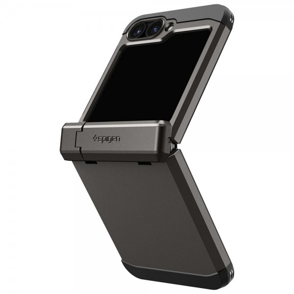 - Samsung Galaxy Z Flip 6/Galaxy Z Flip 7 FE - Skal - Tough Armor Pro - Gunmetal