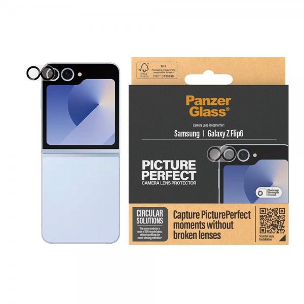 - Samsung Galaxy Z Flip 6/Galaxy Z Flip 7 FE - Kameraskydd - PicturePerfect