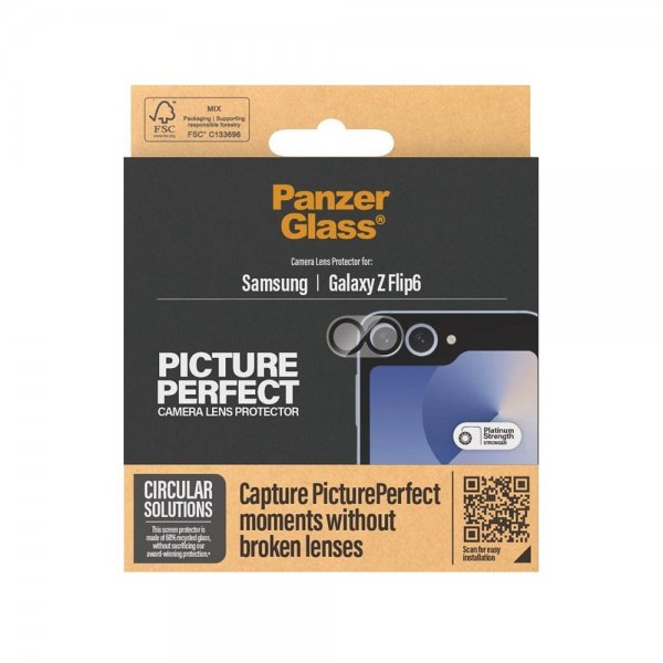 - Samsung Galaxy Z Flip 6/Galaxy Z Flip 7 FE - Kameraskydd - PicturePerfect