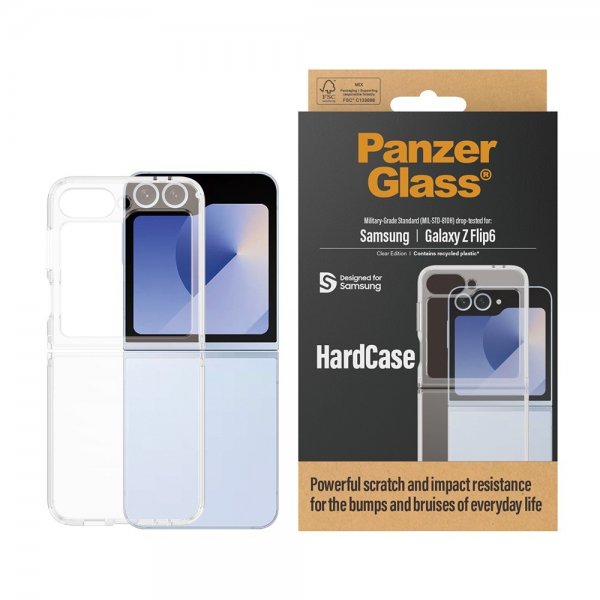 - Samsung Galaxy Z Flip 6/Galaxy Z Flip 7 FE - Skal - HardCase - Transparent