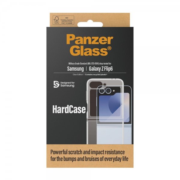 - Samsung Galaxy Z Flip 6/Galaxy Z Flip 7 FE - Skal - HardCase - Transparent