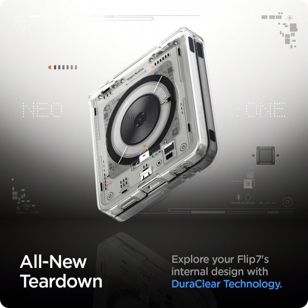 - Samsung Galaxy Z Flip 7 - Skal - Ultra Hybrid Pro MagFit - Neo One