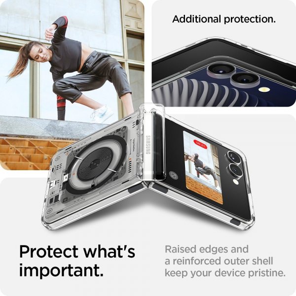 - Samsung Galaxy Z Flip 7 - Skal - Ultra Hybrid Pro MagFit - Neo One