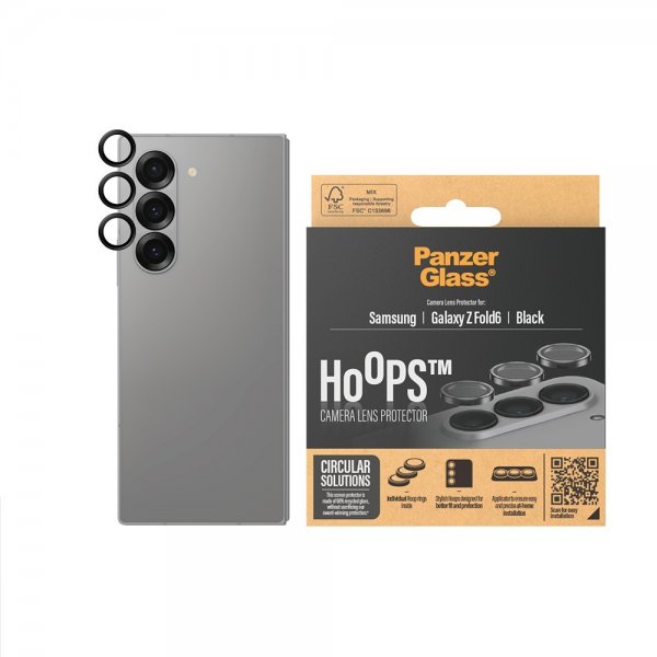 - Samsung Galaxy Z Fold 6 - Kameraskydd - Hoops