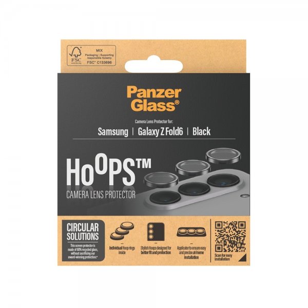 - Samsung Galaxy Z Fold 6 - Kameraskydd - Hoops