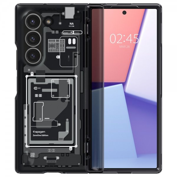 - Samsung Galaxy Z Fold 6 - Skal - Ultra Hybrid Zero One - Svart