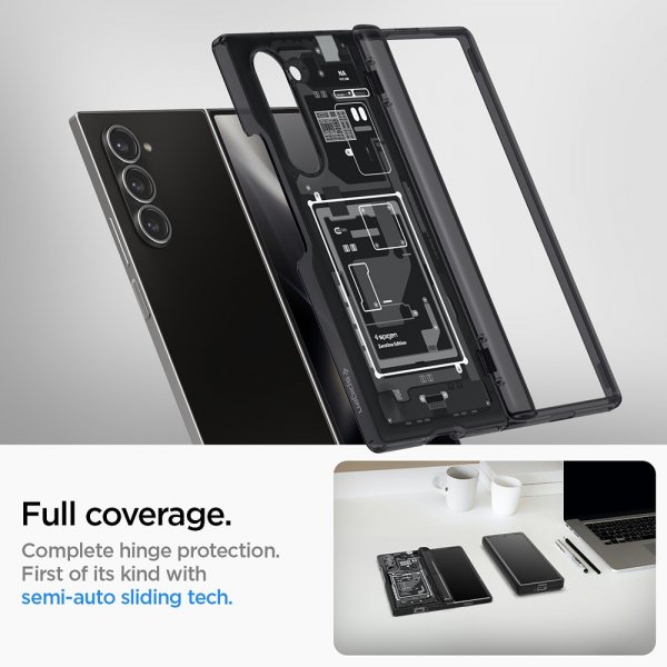 - Samsung Galaxy Z Fold 6 - Skal - Ultra Hybrid Zero One - Svart