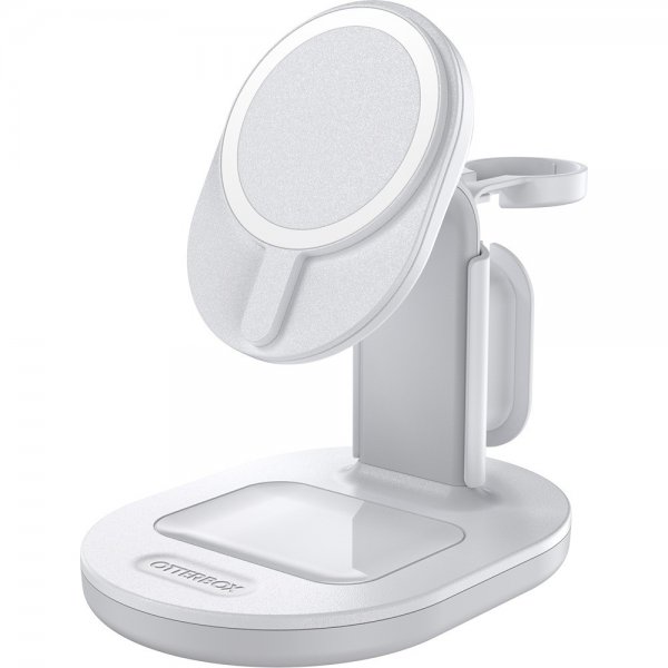 - Trådlös Laddare - 3-in-1 Charging Station MagSafe - Lucid Dreamer Vit