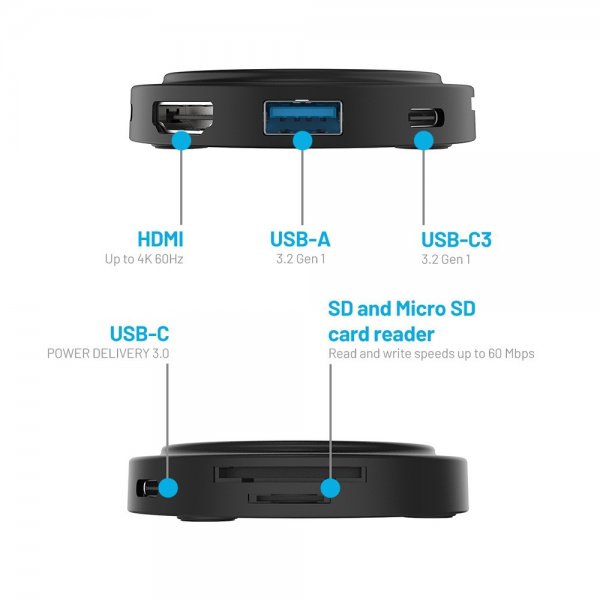 USB-hub MagHUB USB-C 7i1